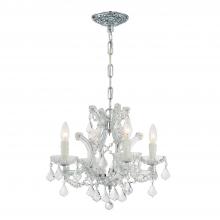 Crystorama 4474-CH-CL-I - Maria Theresa 16.5'' Italian Crystal Polished Chrome Chandelier