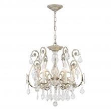 Crystorama 5115-OS-CL-MWP - Regis 20'' Hand Cut Crystal Olde Silver Chandelier