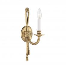 Crystorama 651-OB - Lexsi 4.5'' Olde Brass Sconce