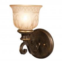 Crystorama 7401-BU - Norwalk 6.25'' Bronze Umber Sconce