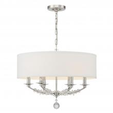 Crystorama 8016-PN - Mirage 24'' Polished Nickel Chandelier