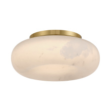 Crystorama AME-403-AG - Acme 11.75'' Integrated LED Aged Brass Flush Mount