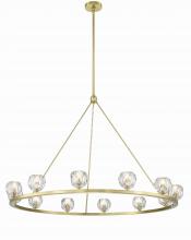 Crystorama ARA-10266-SB - Aragon 48'' LED Soft Brass Chandelier