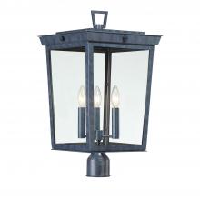 Crystorama BEL-A8069-GE - Belmont 12'' Graphite Outdoor Post