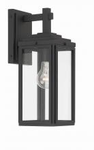 Crystorama BYR-80101-MK - Byron 5.25'' Matte Black Outdoor Sconce