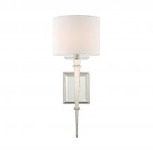 Crystorama CLI-231-PN - Clifton 8'' Polished Nickel Sconce