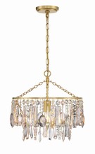 Crystorama ELS-7100-GA - Elsa 15'' Antique Gold Chandelier