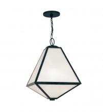 Crystorama GLA-9705-OP-BC - Brian Patrick Flynn Glacier 14'' Black Charcoal Outdoor Pendant