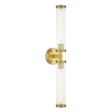 Crystorama JAR-2302-AG - Jarvis 29'' LED Aged Brass Sconce