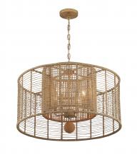 Crystorama JAY-A5004-BS - Jayna 25'' Burnished Silver Chandelier