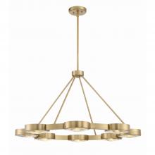 Crystorama ORS-738-MG - Orson 38.5'' Modern Gold Chandelier