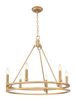 Z-Lite 4005-6SBR - 6 Light Chandelier