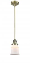 Innovations Lighting 201S-AB-G181S-LED - Canton - 1 Light - 5 inch - Antique Brass - Stem Hung - Mini Pendant