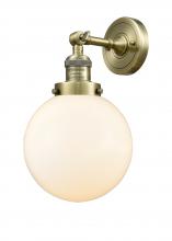 Innovations Lighting 203-AB-G201-8-LED - Beacon - 1 Light - 8 inch - Antique Brass - Adjustable Sconce