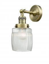 Innovations Lighting 203-AB-G302-LED - Colton - 1 Light - 6 inch - Antique Brass - Adjustable Sconce