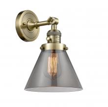 Innovations Lighting 203SW-AB-G43-LED - Cone - 1 Light - 8 inch - Antique Brass - Adjustable Sconce