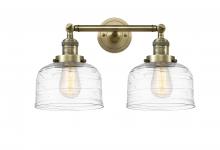 Innovations Lighting 208-AB-G713 - Bell - 2 Light - 19 inch - Antique Brass - Adjustable Bath Vanity Light