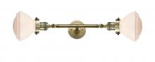 Innovations Lighting 208L-AB-G321-LED - Olean - 2 Light - 7 inch - Antique Brass - Adjustable Bath Vanity Light