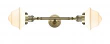 Innovations Lighting 208L-AB-G531-LED - Oxford - 2 Light - 8 inch - Antique Brass - Adjustable Bath Vanity Light