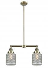 Innovations Lighting 209-AB-G262-LED - Stanton - 2 Light - 23 inch - Antique Brass - Stem Hung - Adjustable Island Light