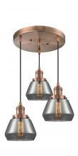 Innovations Lighting 211/3-AC-G173 - Fulton 3 Light Multi-Pendant