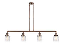 Innovations Lighting 214-AC-G513-LED - Bell - 4 Light - 50 inch - Antique Copper - Stem Hung - Island Light