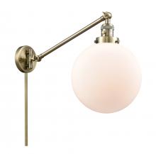 Innovations Lighting 237-AB-G201-10 - Beacon - 1 Light - 10 inch - Antique Brass -Adjustable Swing Arm