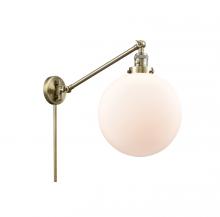 Innovations Lighting 237-AB-G201-12 - Beacon - 1 Light - 12 inch - Antique Brass -Adjustable Swing Arm