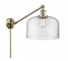 Innovations Lighting 237-AB-G72-L - Bell - 1 Light - 12 inch - Antique Brass -Adjustable Swing Arm