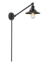 Innovations Lighting 237-OB-M5-LED - Railroad - 1 Light - 8 inch - Oil Rubbed Bronze -Adjustable Swing Arm
