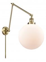 Innovations Lighting 238-AB-G201-12 - Beacon - 1 Light - 12 inch - Antique Brass -Adjustable Swing Arm