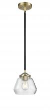 Innovations Lighting 284-1S-BAB-G172 - Fulton - 1 Light - 7 inch - Black Antique Brass - Stem hung - Mini Pendant