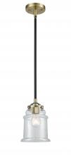 Innovations Lighting 284-1S-BAB-G182 - Canton - 1 Light - 6 inch - Black Antique Brass - Stem hung - Mini Pendant