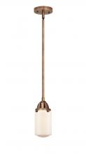 Innovations Lighting 288-1S-AC-G311-LED - Dover - 1 Light - 5 inch - Antique Copper - Stem hung - Mini Pendant