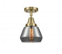 Innovations Lighting 447-1C-AB-G173-LED - Fulton - 1 Light - 7 inch - Antique Brass - Semi-Flush Mount