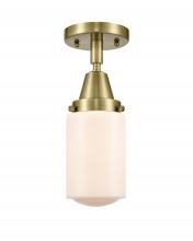 Innovations Lighting 447-1C-AB-G311-LED - Dover - 1 Light - 5 inch - Antique Brass - Semi-Flush Mount