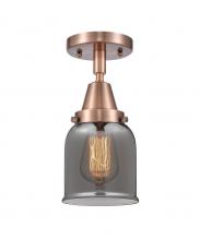Innovations Lighting 447-1C-AC-G53-LED - Bell - 1 Light - 5 inch - Antique Copper - Semi-Flush Mount