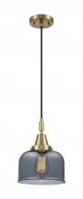 Innovations Lighting 447-1P-AB-G73 - Bell - 1 Light - 8 inch - Antique Brass - Mini Pendant