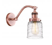 Innovations Lighting 515-1W-AC-G513-LED - Bell - 1 Light - 5 inch - Antique Copper - Adjustable Sconce