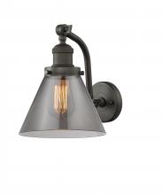 Innovations Lighting 515-1W-OB-G43-LED - Cone - 1 Light - 8 inch - Oil Rubbed Bronze - Adjustable Sconce