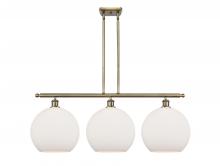 Innovations Lighting 516-3I-AB-G121-12 - Athens - 3 Light - 38 inch - Antique Brass - Stem Hung - Island Light