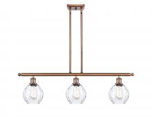 Innovations Lighting 516-3I-AC-G362-LED - Waverly - 3 Light - 36 inch - Antique Copper - Stem hung - Island Light