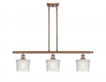 Innovations Lighting 516-3I-AC-G402-LED - Niagara - 3 Light - 36 inch - Antique Copper - Stem hung - Island Light