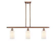 Innovations Lighting 516-3I-AC-G801-LED - Clymer - 3 Light - 36 inch - Antique Copper - Stem hung - Island Light