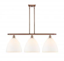 Innovations Lighting 516-3I-AC-GBD-121 - Bristol - 3 Light - 39 inch - Antique Copper - Stem hung - Island Light