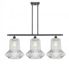 Innovations Lighting 516-3I-BK-G212-LED - Springwater - 3 Light - 39 inch - Matte Black - Stem hung - Island Light