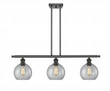 Innovations Lighting 516-3I-OB-G122-LED - Athens - 3 Light - 36 inch - Oil Rubbed Bronze - Stem hung - Island Light