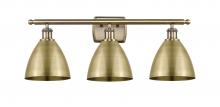 Innovations Lighting 516-3W-AB-MBD-75-AB - Bristol - 3 Light - 28 inch - Antique Brass - Bath Vanity Light