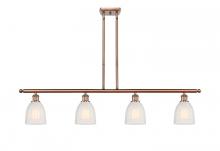 Innovations Lighting 516-4I-AC-G441-LED - Brookfield - 4 Light - 48 inch - Antique Copper - Stem hung - Island Light