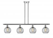 Innovations Lighting 516-4I-PC-G122-LED - Athens - 4 Light - 48 inch - Polished Chrome - Stem hung - Island Light